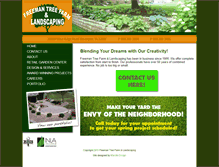 Tablet Screenshot of freemantreefarm.com